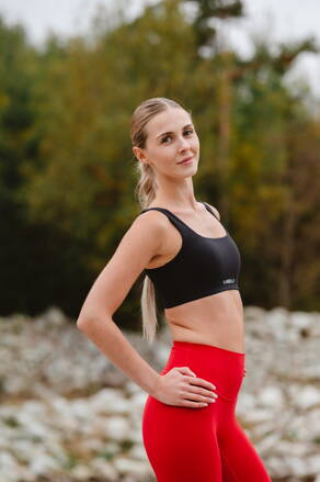 Sportovní podprsenka Black Elegance